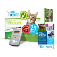 Puppy ID Kit-Indi Minichips with Prepaid Enrollment and Collar Tags